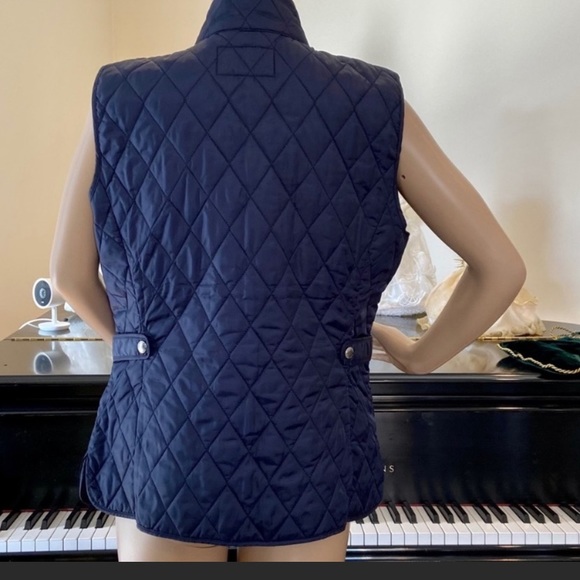NWT Banana Republic quilted navy field vest - Picture 10 of 16